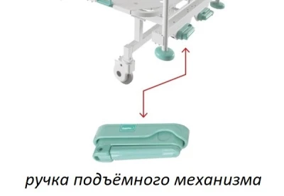 Кровать медицинская Hilfe КМ-05 Кровать медицинская Hilfe КМ-05
